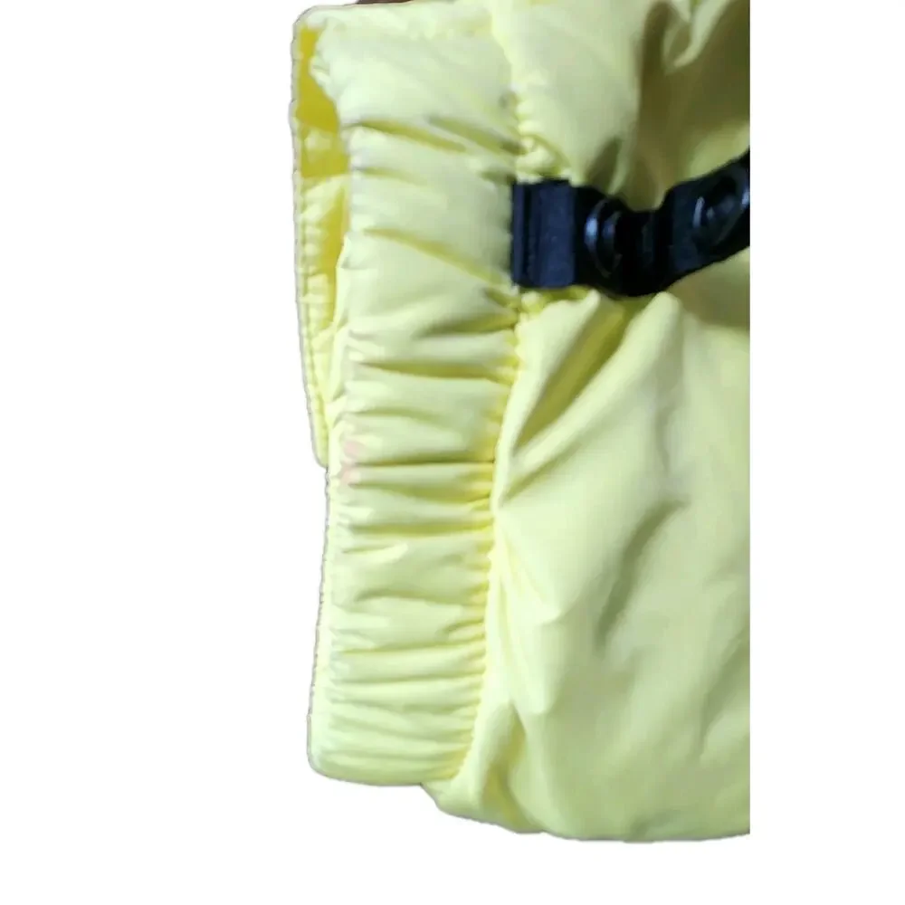 The North Face Nuptse 700 Goose Down Puffer Jacket Pale Yellow Retro 90s Sz XXL - Picture 13 of 13